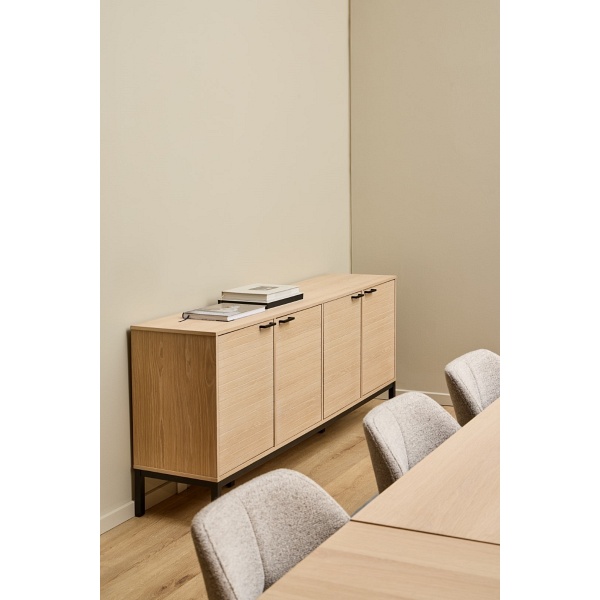 Komoda szeroka Kensington dąb bielony - ACTONA